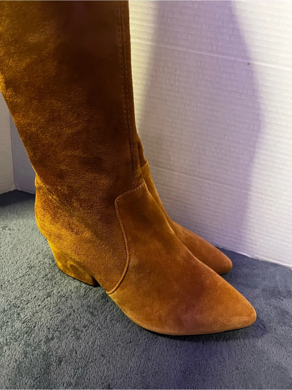 Women’s Over-The-Knee Suede Boots - Brown